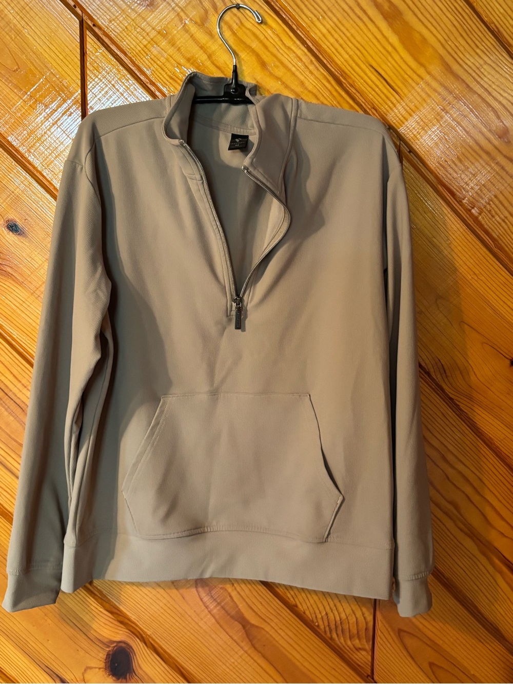 Skechers Men's Half-Zip Pullover in Taupe